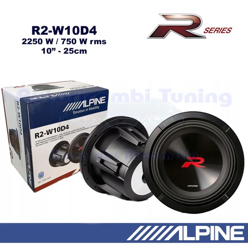 Subwoofer alpine w10d4 - subwoofer, 10"
