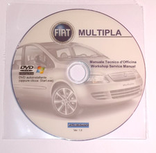 DVD MANUALE OFFICINA FIAT MULTIPLA 1.6 16V .- 1.9 JTD- BIPOWER-BLUPOWER-GPL-VAN*