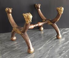 porta-rotoli / porta-mappe Impero in legno dorato