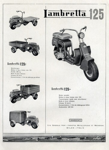 Lambretta 125 scooter - lambretta,
