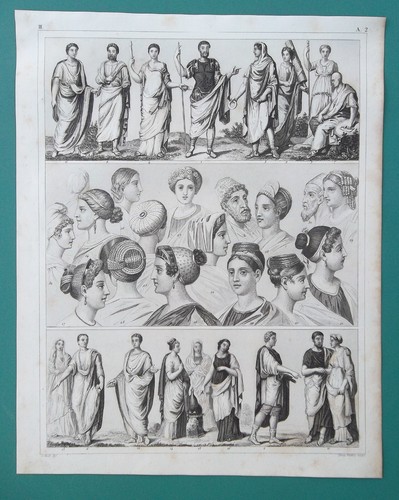 Antica roma costume - roma, donna