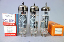 3x NOS ECL805, TELEFUNKEN