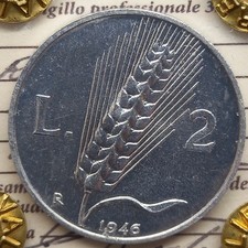 2 Lire Spiga 1946