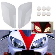 Paraluce coprilampada faro ABS protezione per Yamaha YZF R1 bianco 98-99