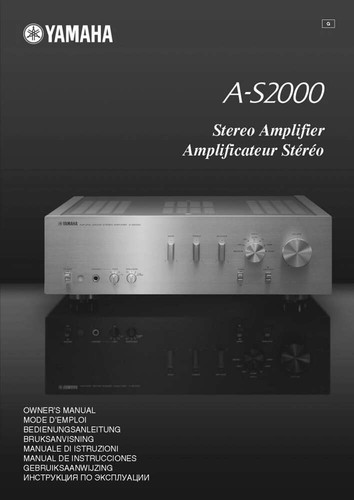 Yamaha 2000 amplificatore - as-2000,
