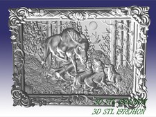3d STL Models Deer huntig CNC
