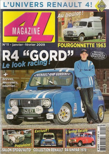 Magazine renault 4 gtl - renault,