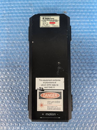 Sensore vibrometro laser