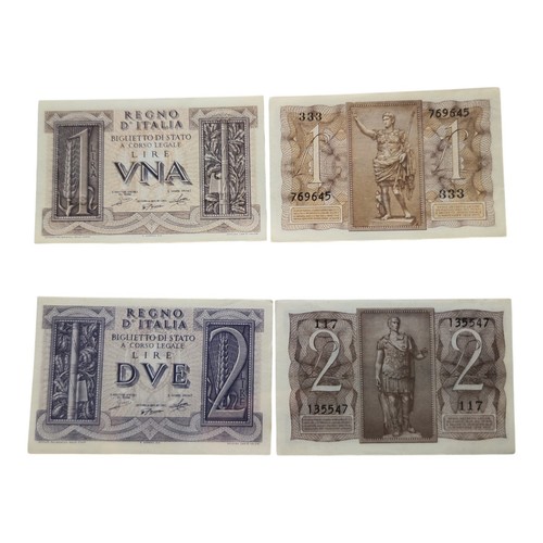Lotto lire 1939 - 1, 2