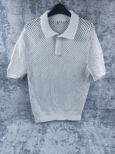 Polo uomo zara panna maglia - polo,