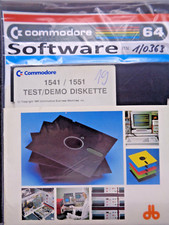 COMMODORE 64/128 -- 1541 / 1551 TEST/DEMO DISCHETTO (COMMODORE - DISCO)