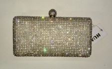 Pochette strass con catenella