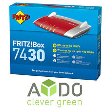 AVM FRITZBox 7430 INTERNATIONAL VDSL DSL VOIP modem router Gigabit NUOVO