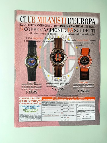 Orologio club milanisti - orologio,