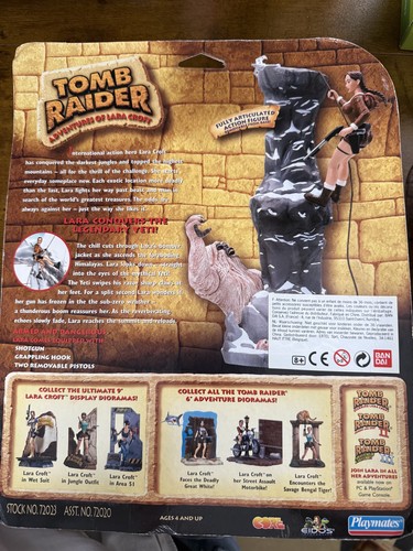 Figurina playmates tomb raider - playmates,