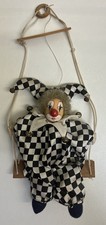 Vintage Harlequin Clown On