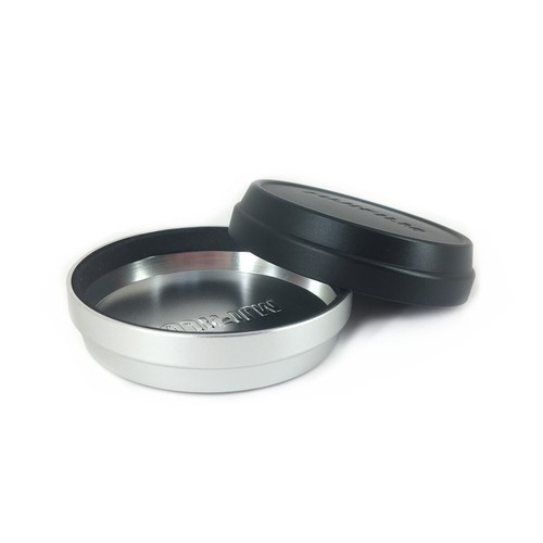 Tappo obiettivo nero argento - tappo, e