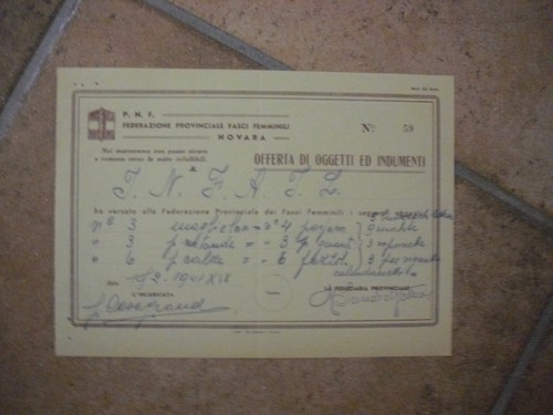 Ww2 novara federazione - novara,