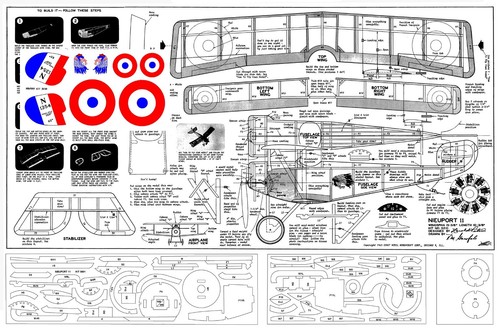 Comet model airplane plans - comet,