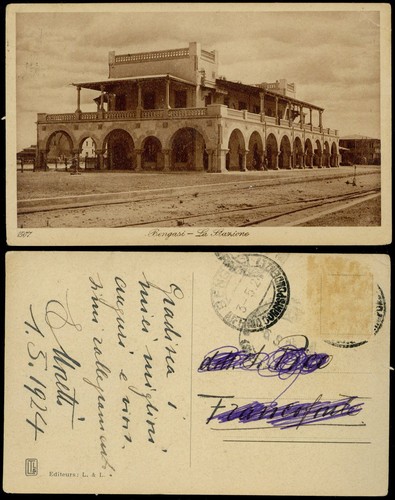 Cartolina militare bengasi - cartolina,