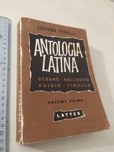 Antologia latina volume primo - latina,