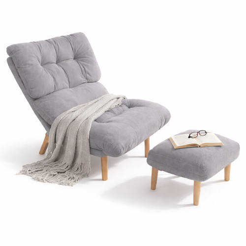 Poltrona relax grigio con - poltrona,