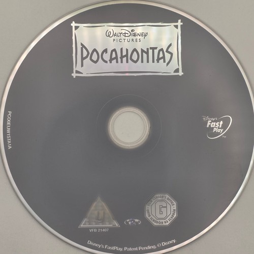 Walt disney pocahontas dvd - disney,