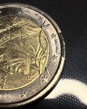 Errore di conio - Rara moneta 2 euro Dante Alighieri 2024