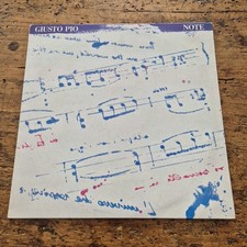 LP Giusto Pio - Note CBS 460083 1 Made In Italy 1987 Musica Italiana Vinile 12"
