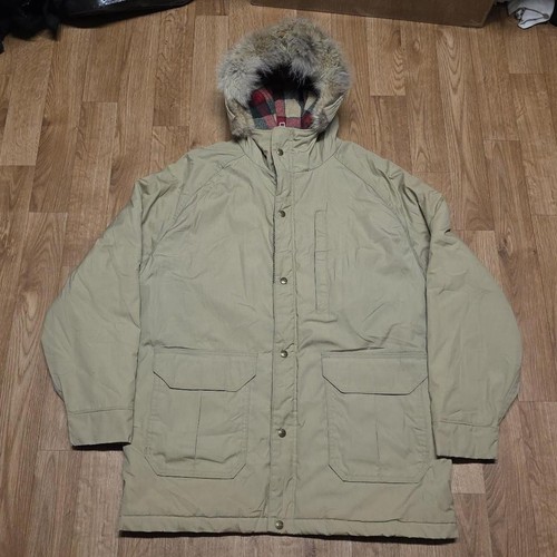 Woolrich parka wool plaid - woolrich,