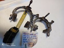 VECCHIA COPPIA PINZE FRENO ACCIAIO NO MARCA PAIO FRENI BICI VINTAGE