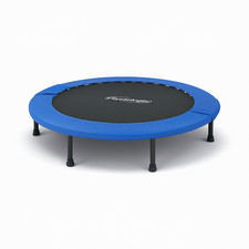 Physionics® Elastic Trampoline - Color blue/black, jumping mat, non-slip feet