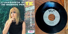 SOLIDEA 1° DISCO L' IMPRONTA DI TE 7" BEAT RARO 45 GIRI HO GIURATO PER TE