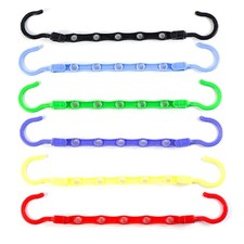 30PCS Appendiabiti Salvaspazio Robusto Porta Plastica Pesante Organizzatore Vestiti4946