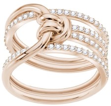 Anello Swarovski Lifelong Fascia Rosa Nodo d’Amore misura 14