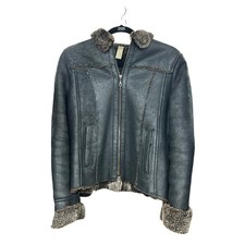 giacca agnello pelle nera