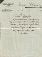 + TORRE ANNUNZIATA - NAPOLI     PASTIFICIO ALIMENTARE  datata1937