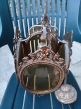 Lampadario In Ottone E Vetro