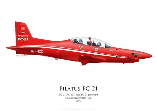 Print pilatus no - pilatus, pc-21