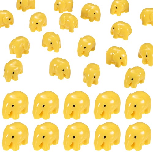 Pack mini resin elephant - resin,