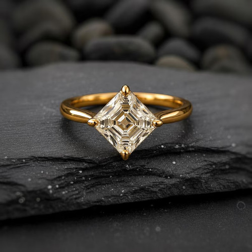 Anello moissanite lega - in, di