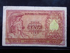 Italia 100 Lire 1951 Ministero