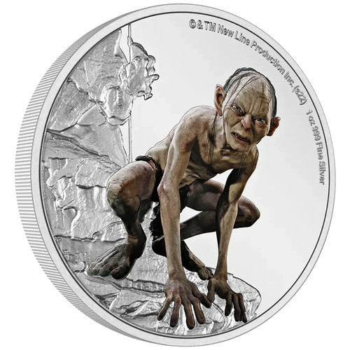 Moneta argento gollum - moneta, gollum™