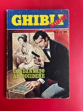GHIBLI SUPER n. 3 CONDANNATO AD UCCIDERE Ed. Universo (1973) Fumetto