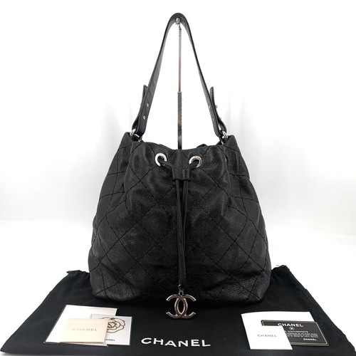 Chanel calf drawstring - calf,