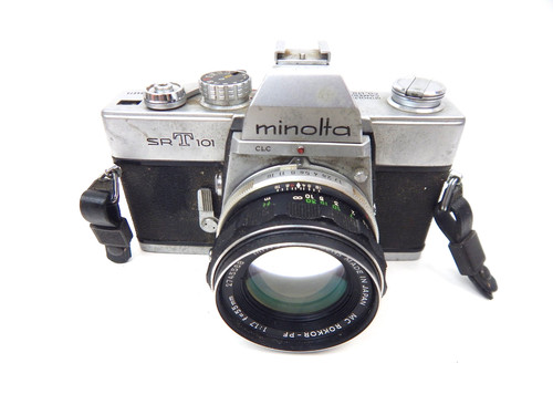 Fotocamera minolta srt 101 - 7d,