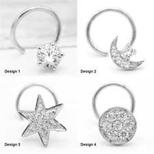 Cubic Zirconia Naso Stud