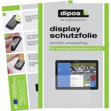 2x dipos Pellicola per Samsung Galaxy Note Pro 12.2 Prottetiva Antiriflesso