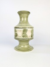 Base lampada ceramica dipinta a mano ceramica jersey vintage (non cablata)