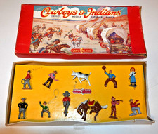 Crescent Toys Cowboys & Indians figure di piombo in scatola originale made in England